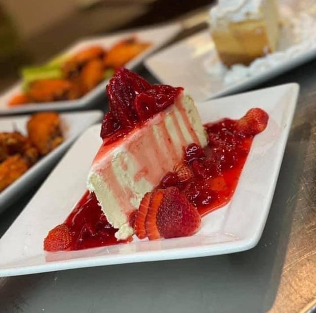 New York Style Cheesecake.